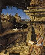 Giovanni Bellini The Holy Hieronymus laser oil on canvas